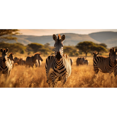 Zebra Print Painting Wall Art